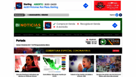 What Binoticias.com website looked like in 2021 (2 years ago)