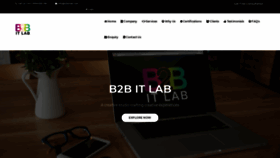 What B2bitlab.com website looked like in 2021 (2 years ago)