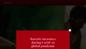 What Barentz.com website looked like in 2021 (2 years ago)