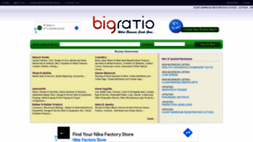 What Bigratio.com website looked like in 2021 (2 years ago)