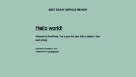 What Bestessayservicereview.com website looked like in 2021 (2 years ago)