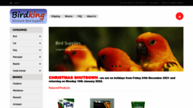 What Birdking.com.au website looked like in 2021 (2 years ago)
