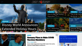 What Bonvoyaged.com website looked like in 2021 (2 years ago)