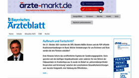 What Bayerisches-aerzteblatt.de website looked like in 2021 (2 years ago)