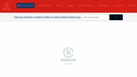 What Bondcare.co.uk website looked like in 2021 (2 years ago)