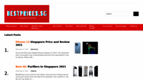 What Bestprices.sg website looked like in 2021 (2 years ago)