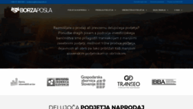 What Borzaposla.si website looked like in 2021 (2 years ago)
