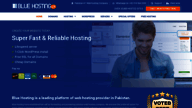 What Bluehosting.pk website looked like in 2021 (2 years ago)