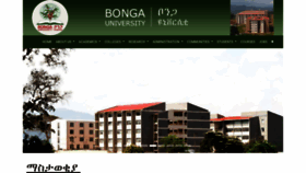 What Bongau.edu.et website looked like in 2021 (2 years ago)