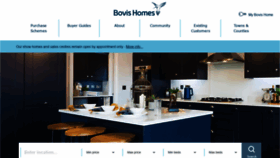 What Bovishomes.co.uk website looked like in 2021 (2 years ago)