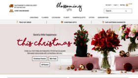 What Blossominggifts.com website looked like in 2021 (2 years ago)