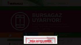 What Bursagaz.com website looked like in 2021 (2 years ago)