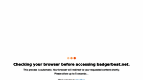 What Badgerbeat.net website looked like in 2021 (2 years ago)