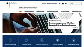 What Breitband-monitor.de website looked like in 2021 (2 years ago)