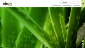 What Biopha-nature.com website looked like in 2021 (2 years ago)
