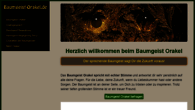 What Baumgeist-orakel.de website looked like in 2021 (2 years ago)