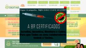 What Brcertificados.com.br website looked like in 2021 (2 years ago)
