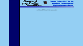 What Browardtrailer.net website looked like in 2021 (2 years ago)