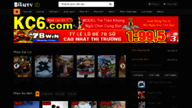 What Biluu.tv website looked like in 2021 (2 years ago)