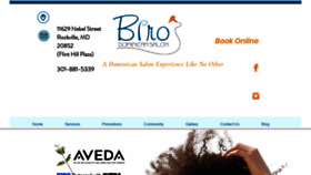 What Birodominicansalon.com website looked like in 2021 (2 years ago)