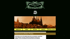 What Bistropraha.com website looked like in 2021 (2 years ago)