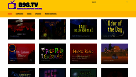 What B98.tv website looked like in 2021 (2 years ago)
