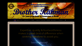 What Brotherrahman.net website looked like in 2021 (2 years ago)