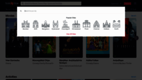What Bookmyshow.com website looked like in 2021 (3 years ago)
