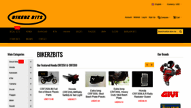 What Bikerzbits.co.th website looked like in 2021 (2 years ago)