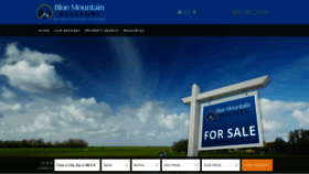 What Bluemountainrealtors.com website looked like in 2021 (2 years ago)