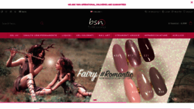 What Beautyspacenails.com website looked like in 2021 (2 years ago)