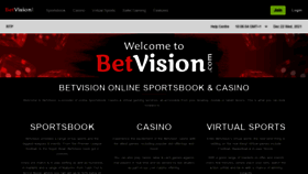 What Betvision.com website looked like in 2021 (2 years ago)