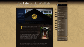 What Bahaullah.org website looked like in 2021 (2 years ago)
