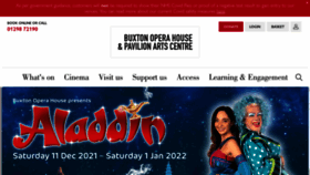 What Buxtonoperahouse.org.uk website looked like in 2021 (2 years ago)