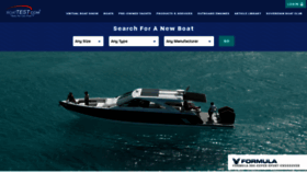 What Boattest.com website looked like in 2021 (2 years ago)