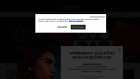 What Biotherm.fr website looked like in 2021 (2 years ago)