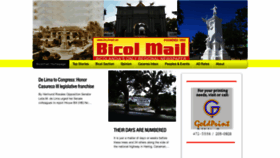 What Bicolmail.net website looked like in 2021 (2 years ago)