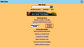 What Biblestudy.org website looked like in 2021 (3 years ago)