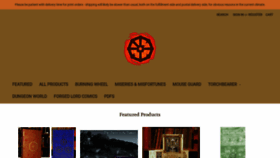 What Burningwheel.com website looked like in 2021 (2 years ago)