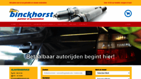 What Binckhorst.com website looked like in 2021 (2 years ago)