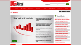What Betbind.com website looked like in 2022 (2 years ago)