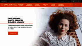 What Bancaintesa.rs website looked like in 2022 (3 years ago)
