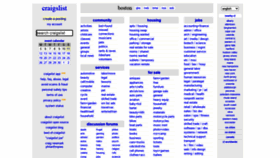What Boston.craigslist.org website looked like in 2022 (2 years ago)