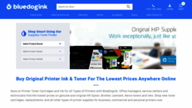 What Bluedogink.com website looked like in 2022 (2 years ago)