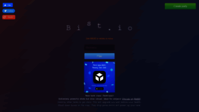 What Bist.io website looked like in 2022 (2 years ago)