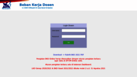 What Bkd.lldikti4.or.id website looked like in 2022 (2 years ago)