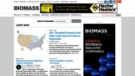 What Biomassmagazine.com website looked like in 2022 (2 years ago)