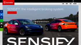 What Brembo.com website looked like in 2022 (2 years ago)