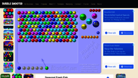 What Bubbleshooter.net website looked like in 2022 (4 years ago)