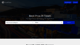 What Bestprosintown.com website looked like in 2022 (2 years ago)